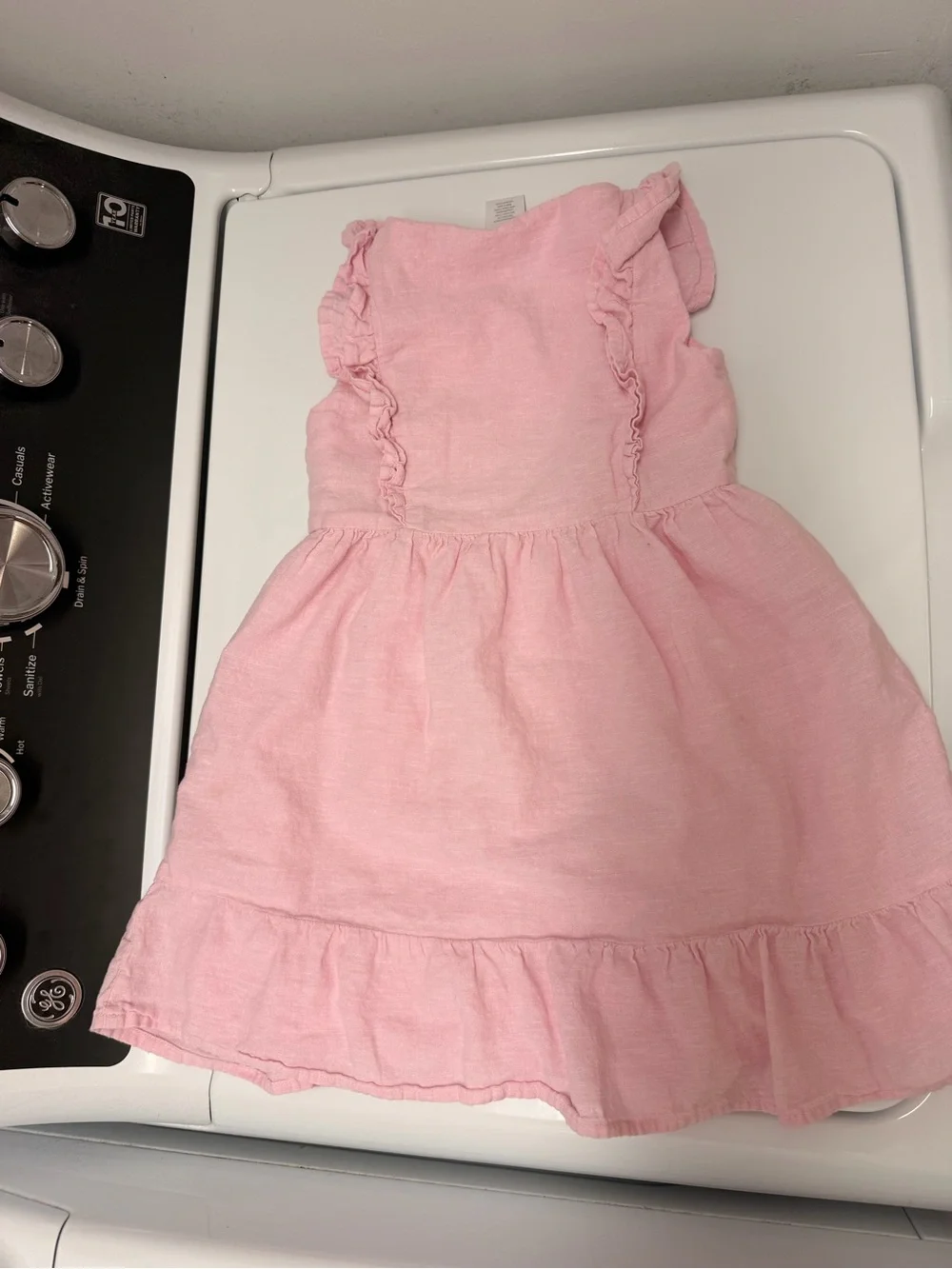 Gymboree Pink Ruffle Button-Front Girls' Dress